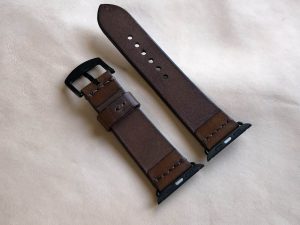Ремешок для Apple watch тёмно коричневый
