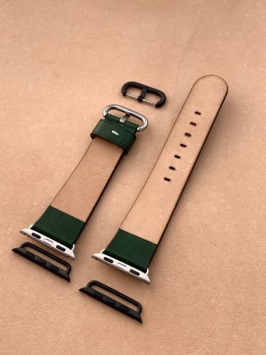 Ремешок для Apple Watch зеленый с застежкой-бабочкой
